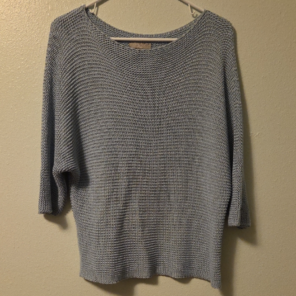 Women's Blue Knit Sweater Size Large